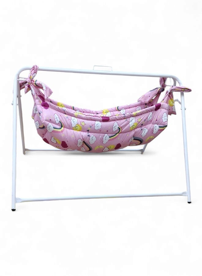 molody Geezani Luxury Baby Swing – Elegant Traditional Cradle Design for Your Newborn’s Comfort - Image 2