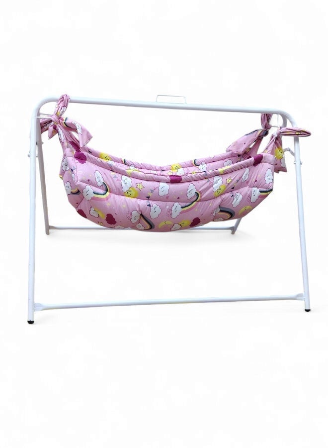 molody Geezani Luxury Baby Swing – Elegant Traditional Cradle Design for Your Newborn’s Comfort - Image 3