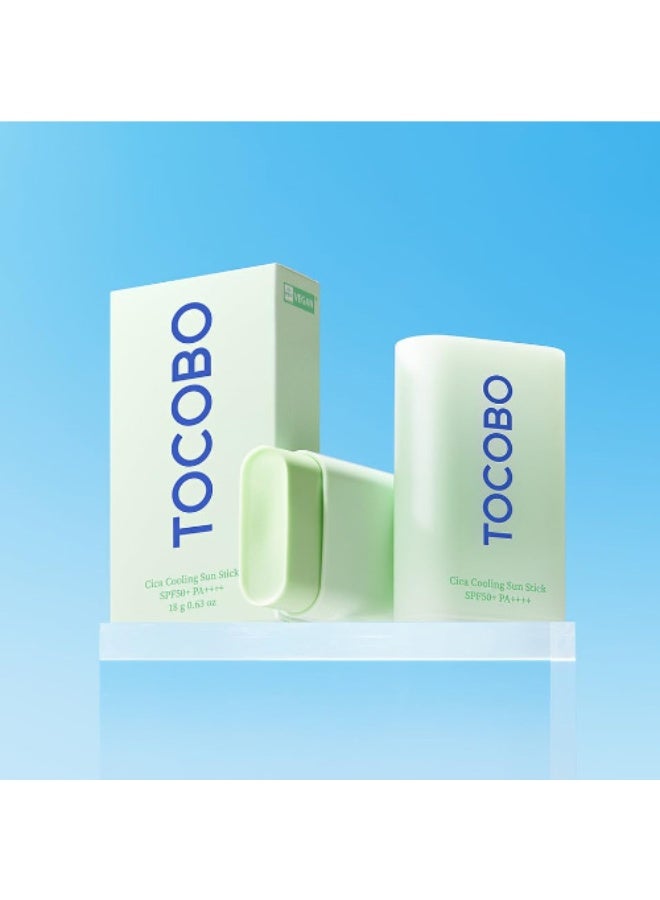 توكوبو [TOCOBO]  Tocobo Cica Cooling Sun Stick Spf50+ Pa++++ Fermented Cica Complex, Reduces Skin Temperature, Quick Soothing, Lightweight And Moisturizing - Image 3