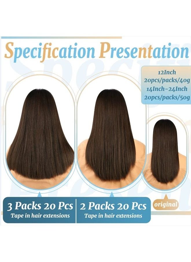 Ve Sunny VeSunny Tape in Hair Extensions Human Hair Platinum Blonde Tape ins Extensions Blonde Tapeo on Human Hair Extensions Blonde 50g 20pcs 22inch  - Image 5