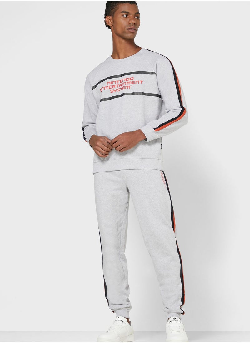 DEDICATED - Stripe Detail Sweatshirt - Image 1