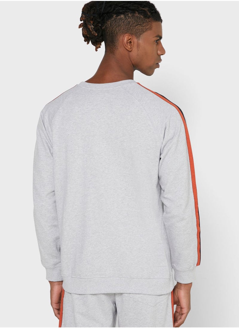 DEDICATED - Stripe Detail Sweatshirt - Image 1