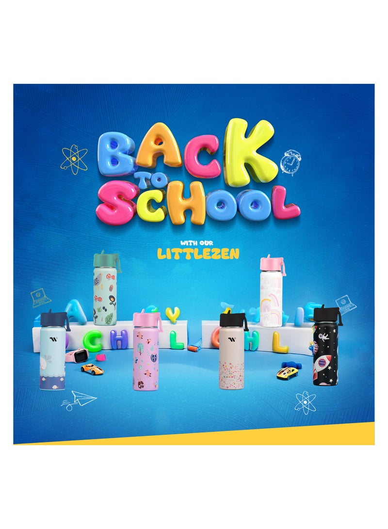 S2C Kids Water Bottle for School with Straw Lid, 550ml Kids water bottle stainless steel water bottle for kids, Double Wall Insulated Water Bottle, Baby water bottle,Steel water bottle - Image 5