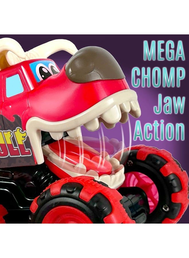 stargo Bull Monster Truck Toys - Light Up Chomping Pull Back Truck | Birthday Gifts for Toddlers, Boys Toys, Monster Truck Children's Toys for Kids, Boys, Girls Ages 3-5 4-6 5-7 4-8 - Image 4