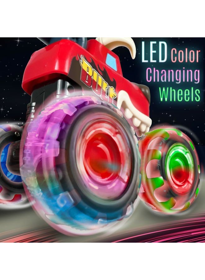 stargo Bull Monster Truck Toys - Light Up Chomping Pull Back Truck | Birthday Gifts for Toddlers, Boys Toys, Monster Truck Children's Toys for Kids, Boys, Girls Ages 3-5 4-6 5-7 4-8 - Image 5