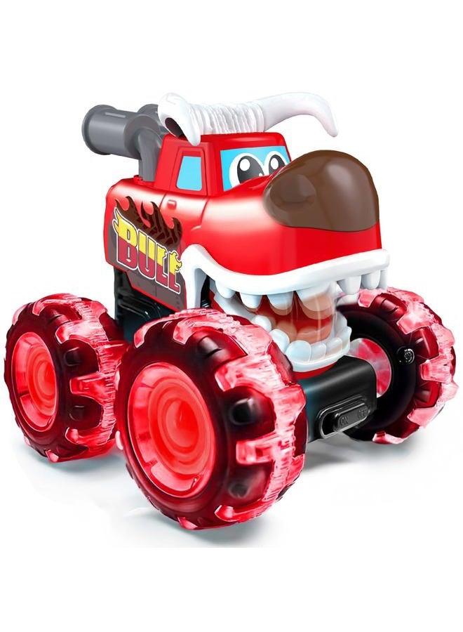 stargo Bull Monster Truck Toys - Light Up Chomping Pull Back Truck | Birthday Gifts for Toddlers, Boys Toys, Monster Truck Children's Toys for Kids, Boys, Girls Ages 3-5 4-6 5-7 4-8 - Image 1