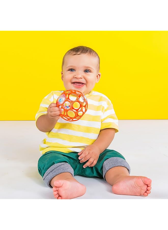Bright Starts Oball Rattle Easy Grasp Toy Red Piece Of 1 - Image 2