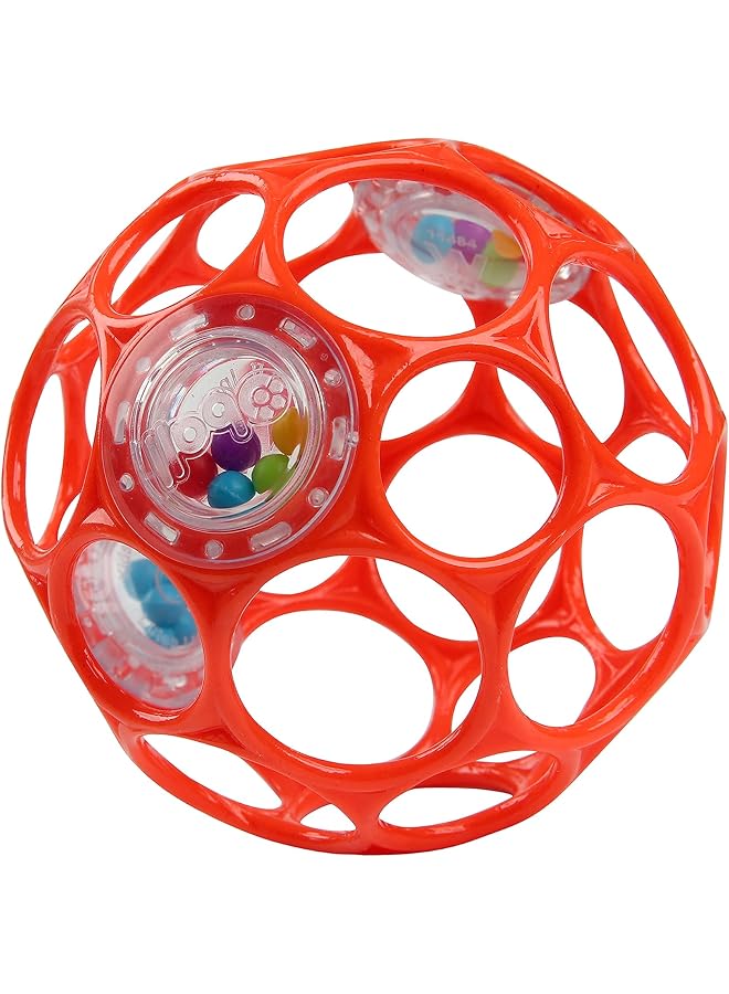 Bright Starts Oball Rattle Easy Grasp Toy Red Piece Of 1 - Image 1