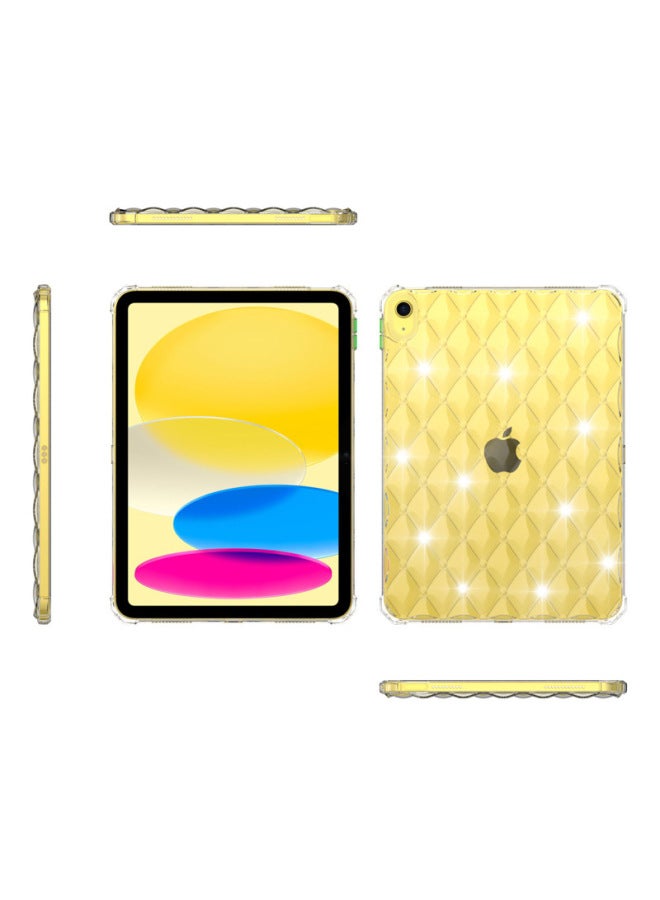 مناسب لجهاز iPad 10.2 غطاء واقٍ شفاف بأربع زوايا مضاد للسقوط، mini234567 pro11 2024-اللون: شفاف (ماسي)-الطراز المطبق: Pro11 /2024/خاص - Image 1