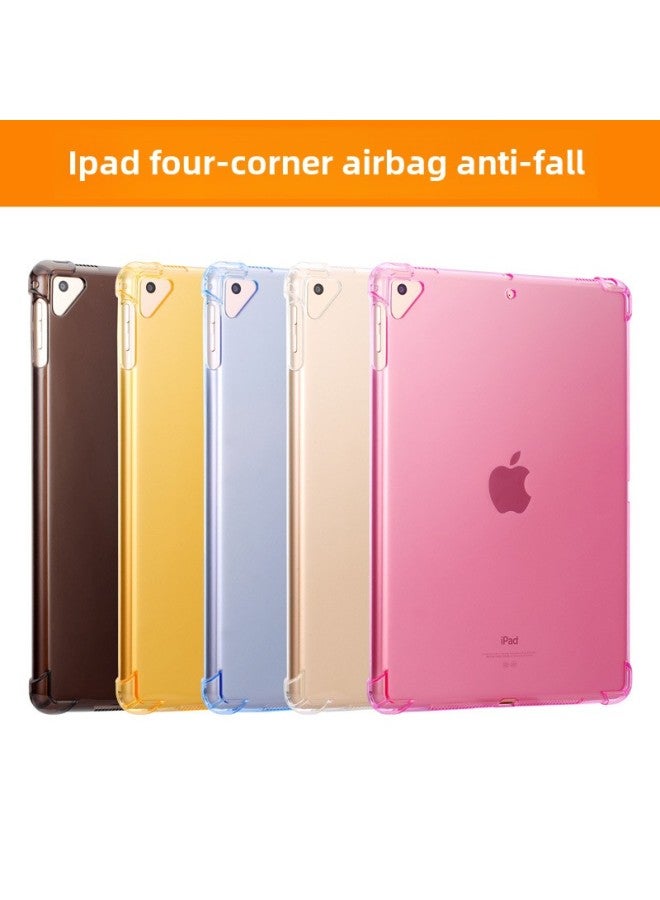 مناسب لجهاز iPad 10.2 غطاء واقٍ شفاف بأربع زوايا مضاد للسقوط، mini234567 pro11 2024-اللون: شفاف (ماسي)-الطراز المطبق: Pro11 /2024/خاص - Image 2