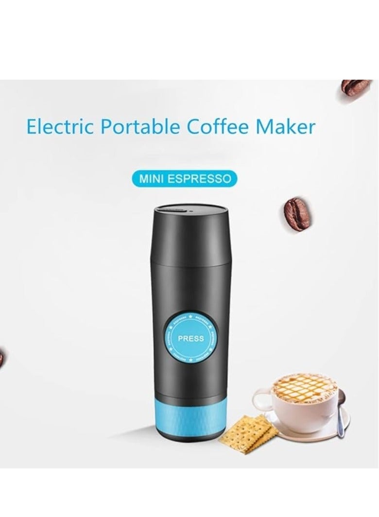 إم مياويان ماكينة اسبريسو كهربائية محمولة - صانعة قهوة لاسلكية مزدوجة بسعة 80 مل وضغط 18 بار تعمل بمسحوق القهوة والكبسولات تلقائي التحضير - Image 3