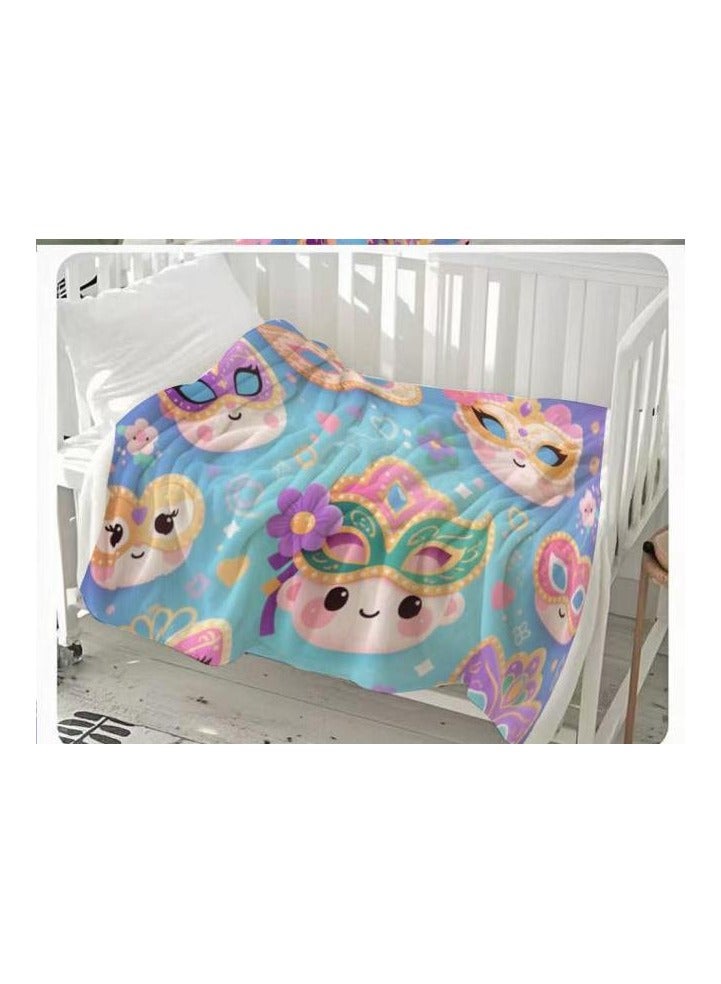 general Flannel thin blanket (warm and comfortable, suitable for sleep, gaming, dust removal and sandproof) 150cm*200cm - 749 - Image 3