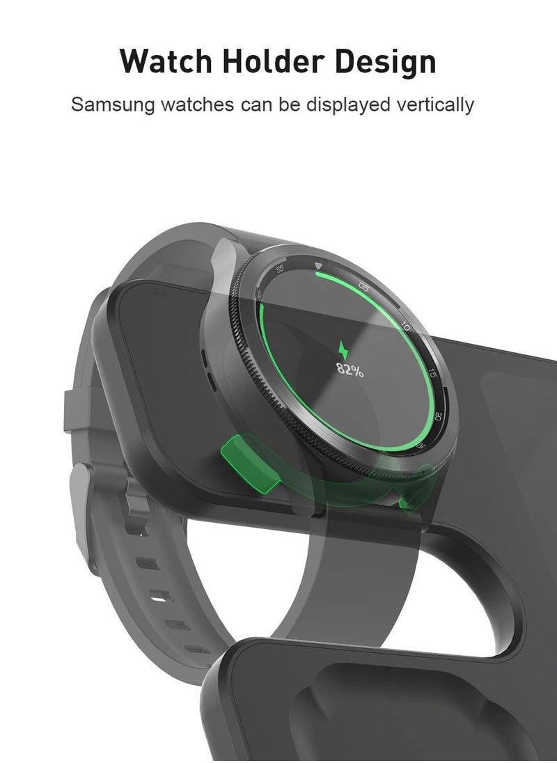 Generic - Fast 3 in 1 Wireless Chargers Station For Samsung Galaxy S23 S22 Ultra Wireless Charging For Galaxy Watch 4 Buds Pro Dock Holder - Image 1