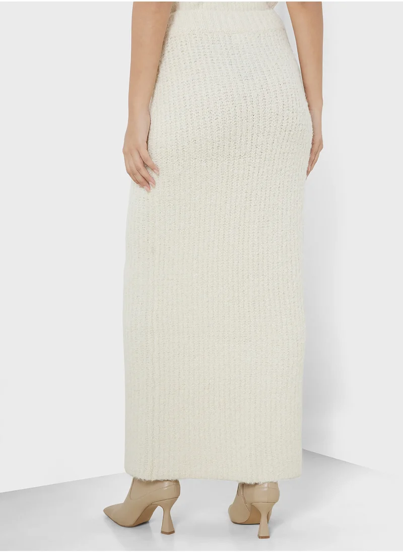 4th & Reckless Knitted Maxi Skirt