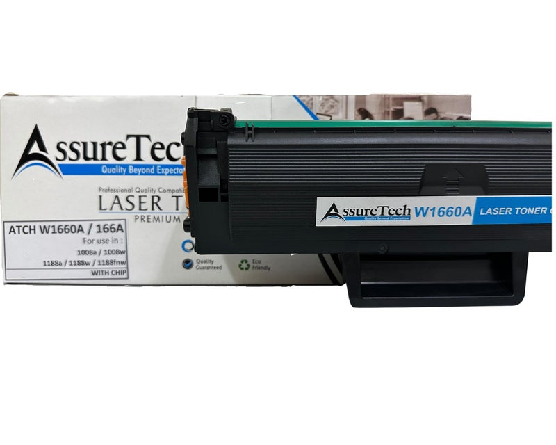 ASSURETECH W1660A / 166A Compatible Toner Cartridge for H p 166A for Laser Printer 1008a / 1008w / 1188a / 1188w / 1188fnw - Image 2