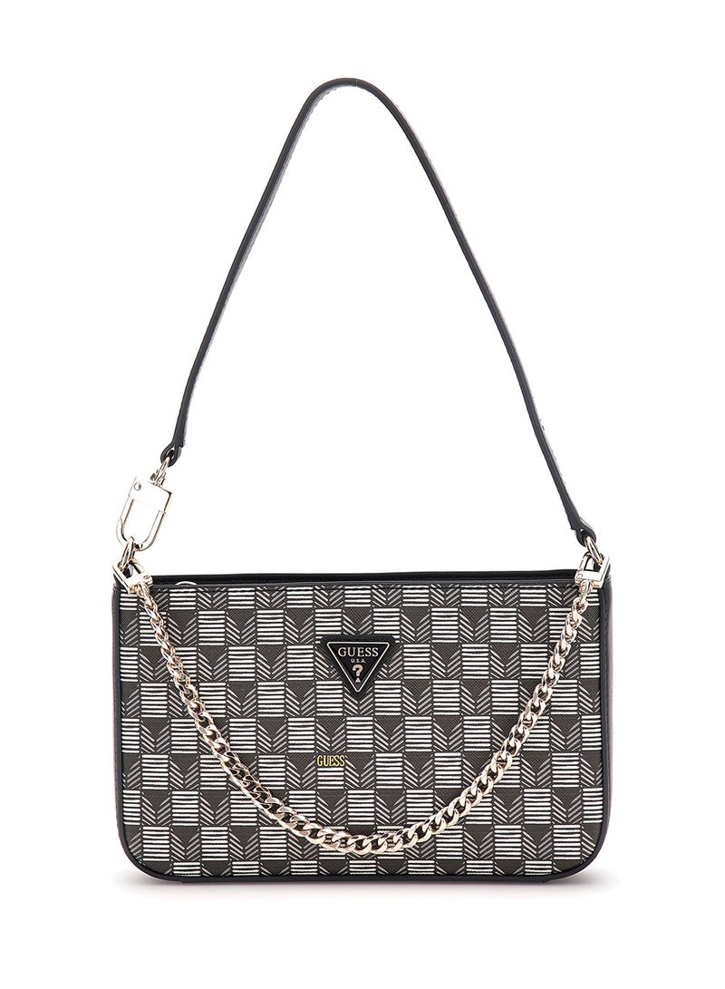 GUESS G Wave II mini top zip shoulder bag - Image 1