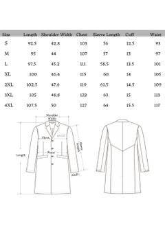 King Mariot BioHub Ultra Soft Slim-Fit UniSex For Men & Women Professional Surgical Gown Lab Coat, Buttoned Cuffs, Breathable Wrinkle Proof Fabric, Anti Static & Anti Pilling, Washing Machine Safe + Anti Shrink  - Image 3
