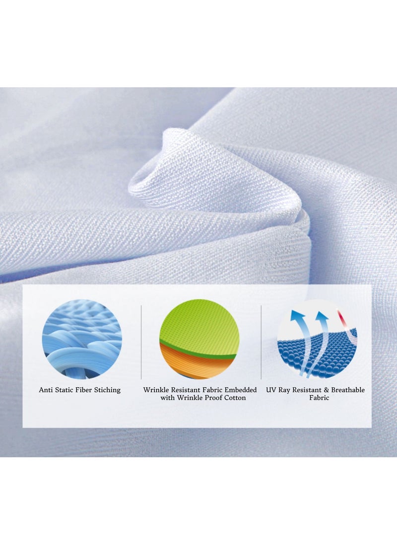 King Mariot BioHub Ultra Soft Slim-Fit UniSex For Men & Women Professional Surgical Gown Lab Coat, Buttoned Cuffs, Breathable Wrinkle Proof Fabric, Anti Static & Anti Pilling, Washing Machine Safe + Anti Shrink  - Image 5