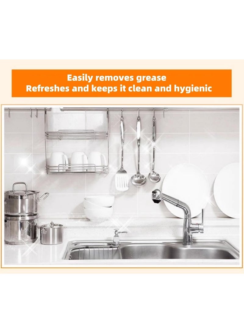 4basix Kitchen Cleaning Wipes Lemon Scented 2 Pack (160 Count) - Multipurpose Disposable Wet Wipes for Kitchen Surfaces, Countertops, Stovetops & Appliances – Grease & Stain Remover - Image 5