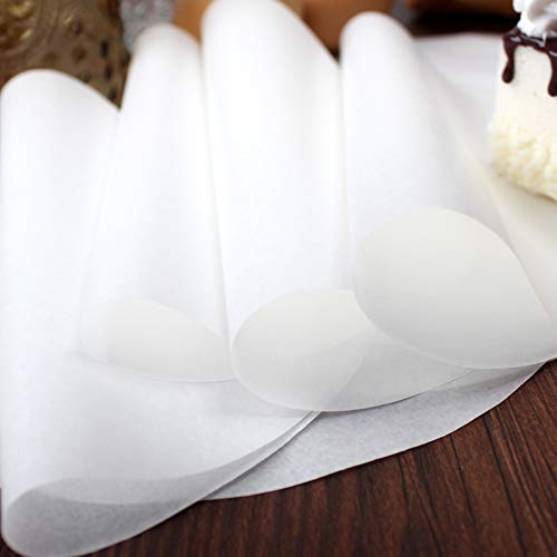 Ergonflow 100 Sheets Parchment Paper Rounds 6" and 8" Diameter-Non-Stick Cake Pan Liner Circles,Cookie Baking Sheets,Precut for Cake Baking, White - Image 3