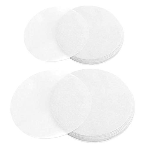 Ergonflow 100 Sheets Parchment Paper Rounds 6" and 8" Diameter-Non-Stick Cake Pan Liner Circles,Cookie Baking Sheets,Precut for Cake Baking, White - Image 1