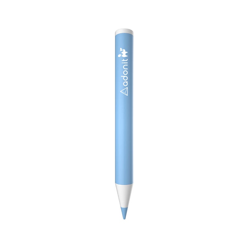 ADONIT KIDS Stylus | Made for Kids, Easy to Grip Handle, Magnetically Attachable, Tilt Sensitivity, Palm Rejection, Long Battery Life, Made for Apple iPad Models iOS 12.2 and Up - Blue blue - Image 2