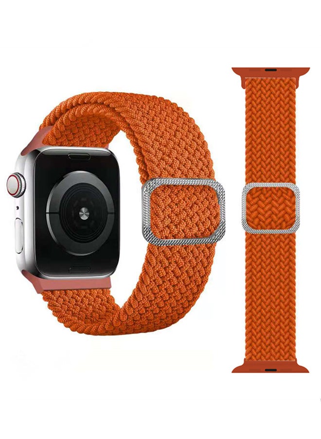 ISank - Nylon Solo Loop Strap Compatible with Apple Watch 45/44/42mm SE /Series 7/6/5/4/3/2/1 Colorful - Image 1