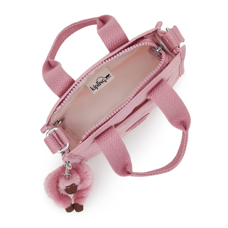 KIPLING KIPLING حقيبة كروس بودي صغيرة كيبيلينغ إينارا بلون وردي ناعم - Image 4