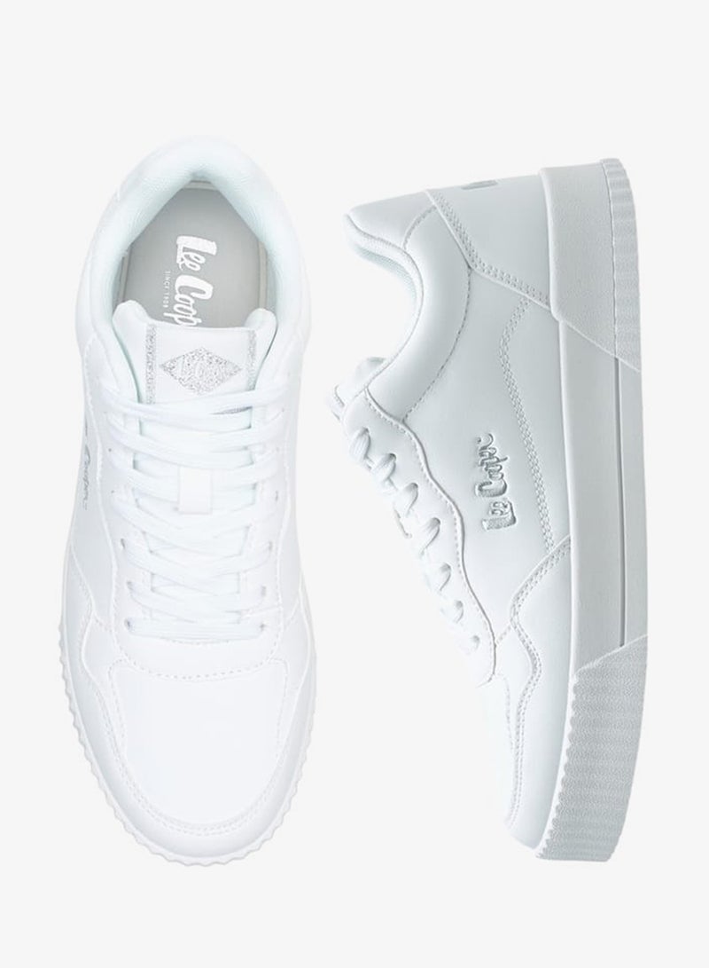 Lee Cooper Womens Logo Detail Sneakers With Lace-Up Closure - Image 2