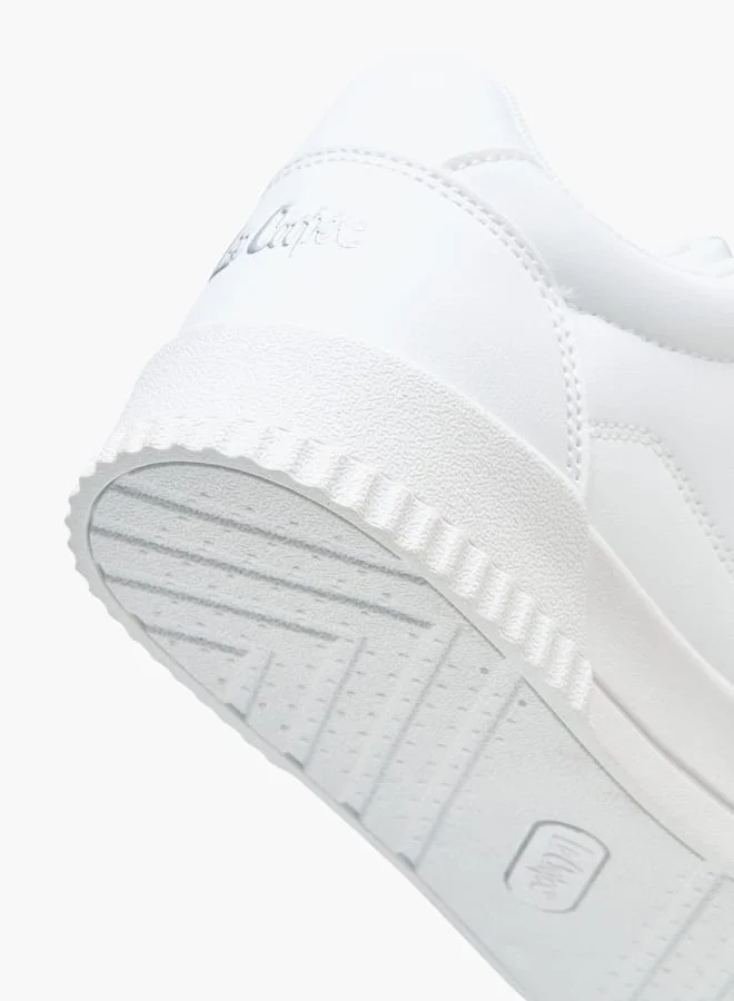 Lee Cooper Womens Logo Detail Sneakers With Lace-Up Closure