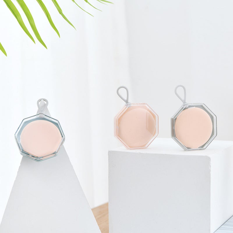 9Pcs Puff Box Practical Case Portable Beauty Puff Holder - Image 4