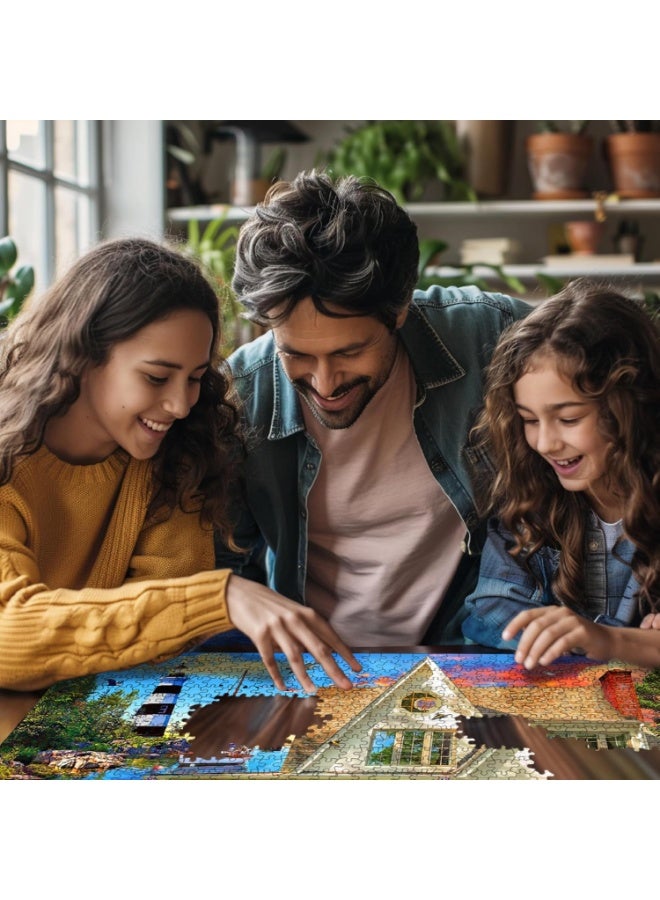 1000 puzzle pieces | Garden house themed puzzle pieces | Puzzles and puzzle leisure toys suitable for adults and children - Image 5