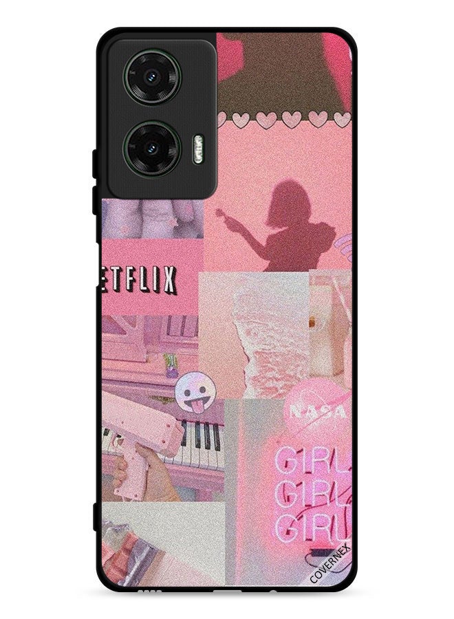 Covernex Motorola Moto G35 5G Protective Case Cover Girls Art Clip - Image 1