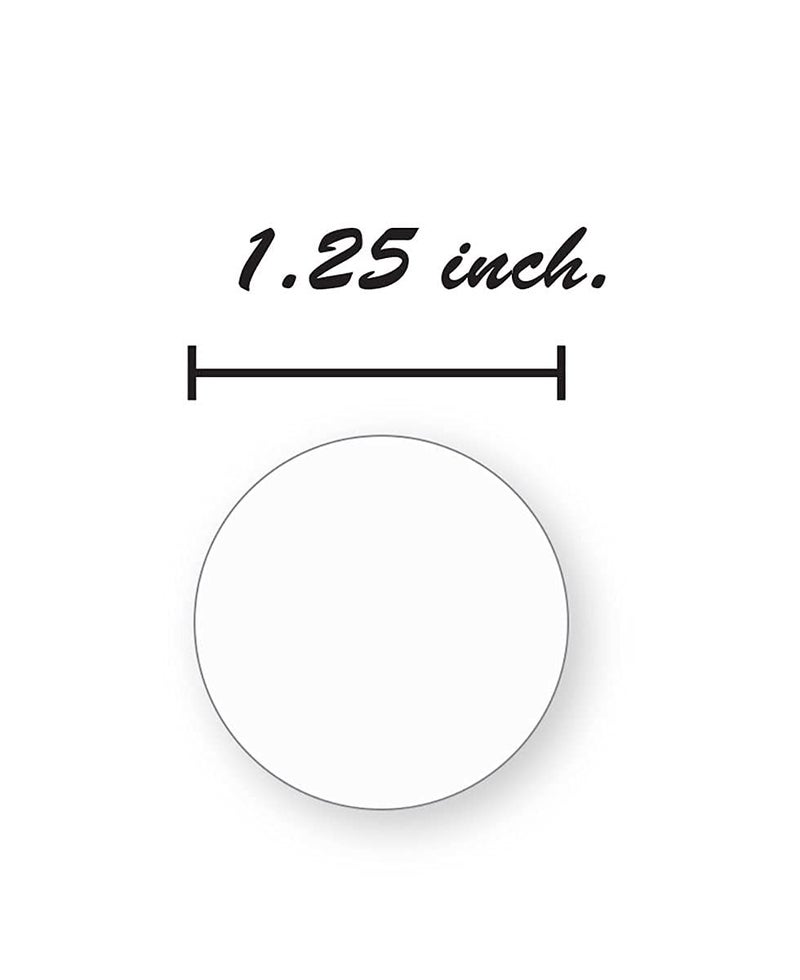 SBlabels 1 1/4" White Round Labels Sheet for Inkjet and Laser Printers / 25 Custom Logo Small Business Sticker Sheets / 1,050 Blank 1.25" Diameter DIY Printer Labels/Made in The USA - Image 5