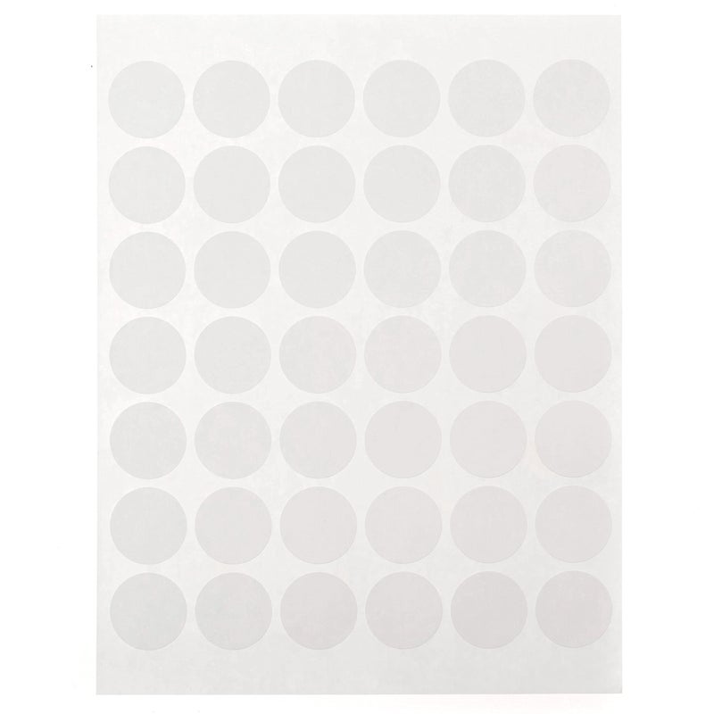 SBlabels 1 1/4" White Round Labels Sheet for Inkjet and Laser Printers / 25 Custom Logo Small Business Sticker Sheets / 1,050 Blank 1.25" Diameter DIY Printer Labels/Made in The USA - Image 2