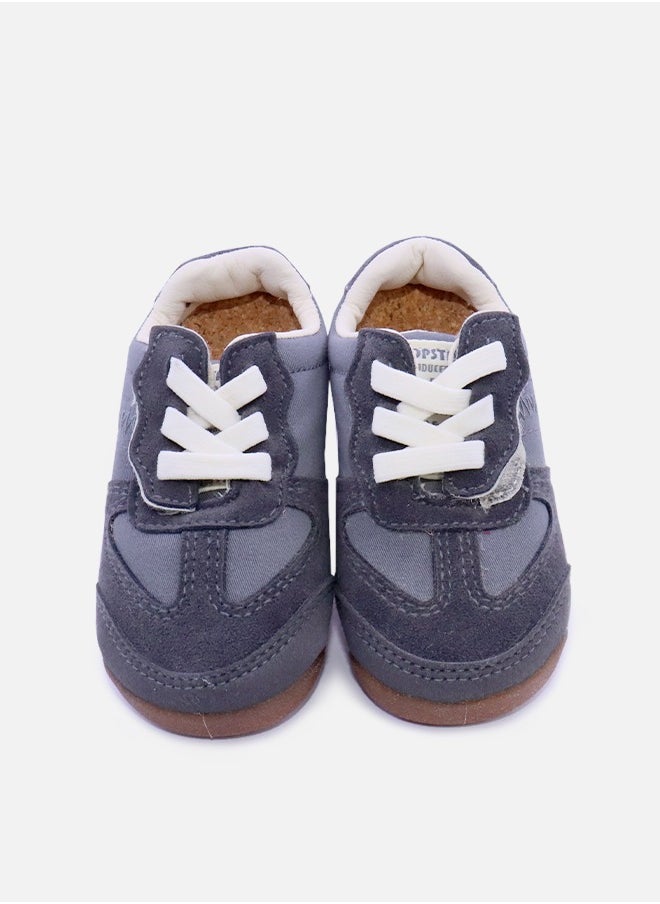 hibobi - Boys' Breathable Sneakers Suitable for playing football, running and sports- Gray - Image 1