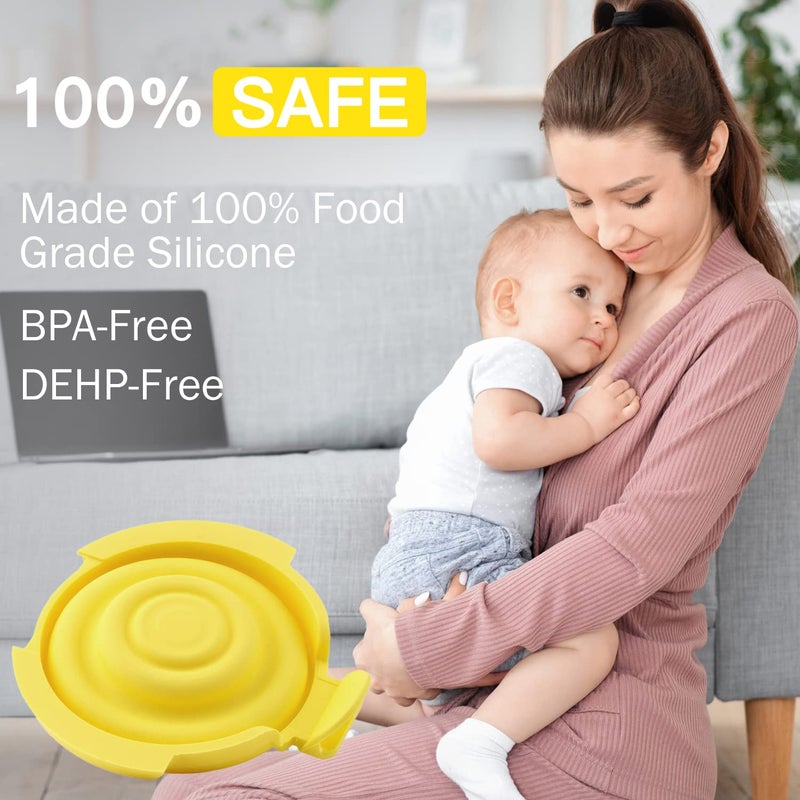 2-Pcs Membrane Compatible with Medela Pump Parts Pump - Food Grade Silicone Replacement Membranes Compatible with Pump in Style MaxFlow, Swing Maxi, Freestyle Flex Breast Pumps, Breast Pump Connector - Image 5