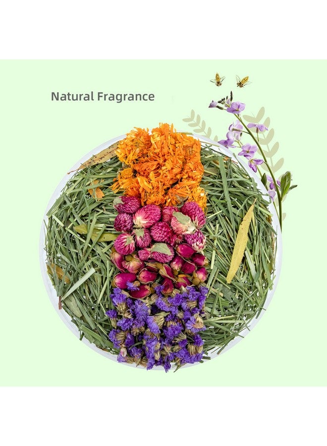 Niteangel Natural & Soft Hamster Bedding Mate Small Animal Habitat Decor for Syrian Dwarf Hamsters Gerbils Mice Degus Bunny or Other Small-Sized Pet (Orchard Grass & Flower) - Image 3