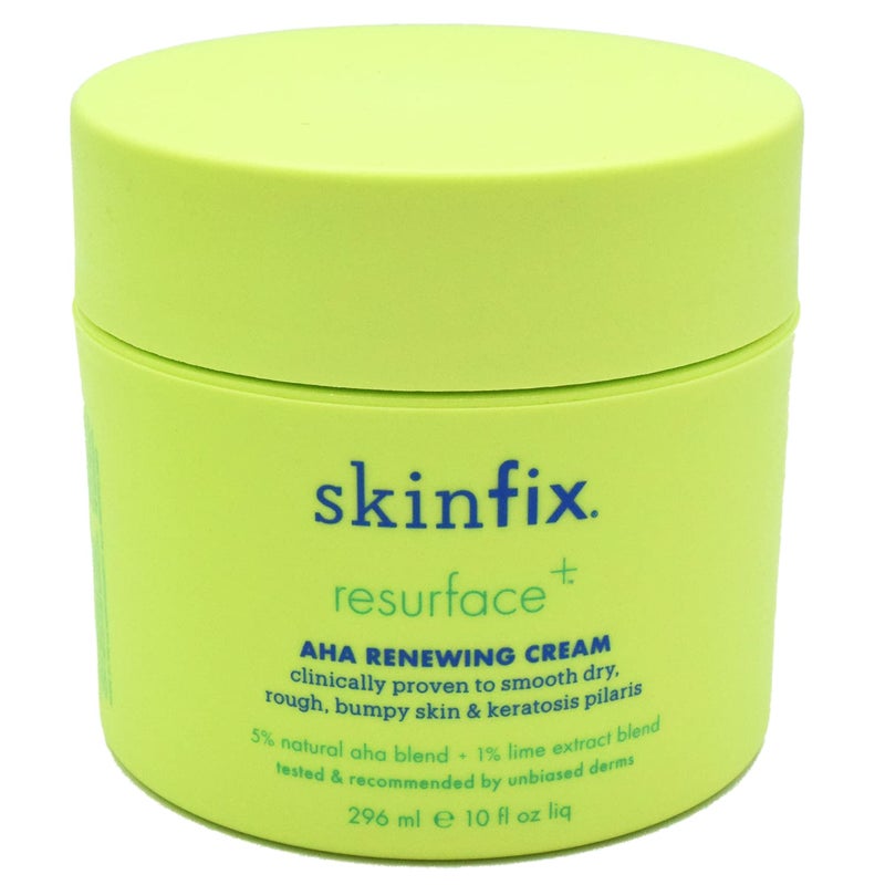 Skinfix AHA/BHA Renewing Body Cream - 10 oz - Skin-Softening Moisturizer with Gentle Exfoliation - Boosts Glow & Radiance - Vegan, Cruelty Free