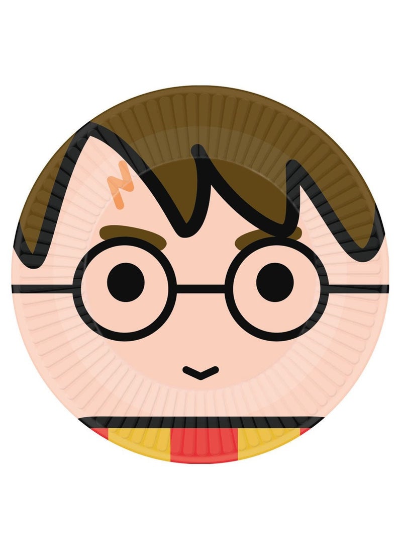 أطباق ورقية هاري بوتر للاستخدام مرة واحدة، مقاس 23 سم، عبوة من 8 قطع