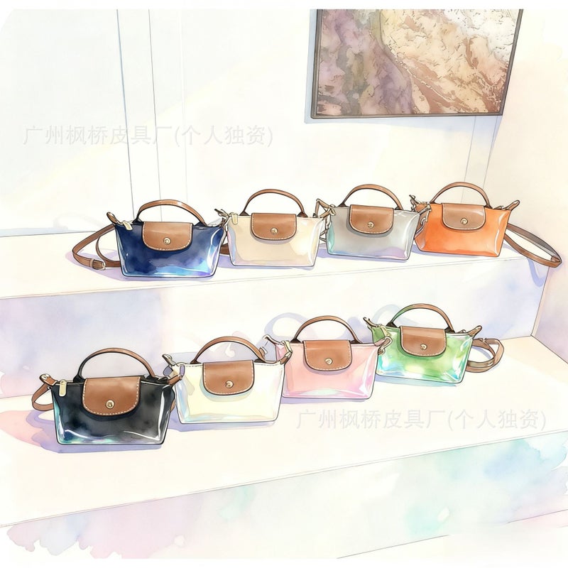 High-Quality Longxiang Mini Bag Nylon French Dumpling Bag Versatile Handbag Crossbody Bag for Women Casual Commuter Bag Lightweight - Image 5