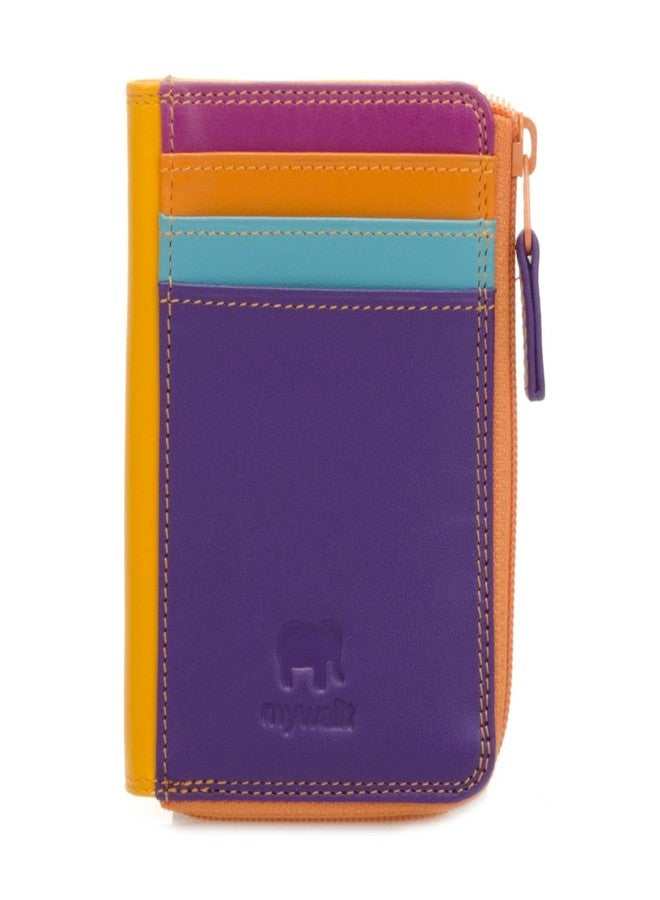 mywalit Small Zip Leather Purse | 3 Card Slots | ID Window & Coin Pocket | Copacabana | Stylish & Compact Accessory for Men & Women | Perfect for Everyday Use - Image 1