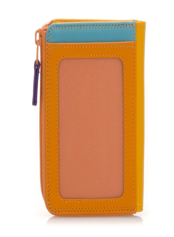 mywalit Small Zip Leather Purse | 3 Card Slots | ID Window & Coin Pocket | Copacabana | Stylish & Compact Accessory for Men & Women | Perfect for Everyday Use - Image 3