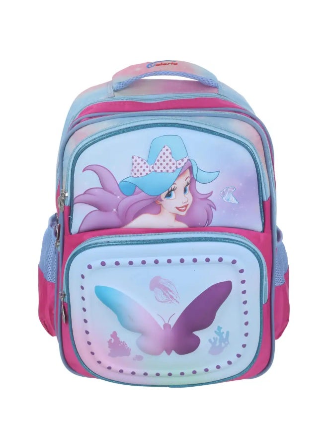 شنطة مدرسية ميكروفيبر للبنات فاليريو، 14 بوصة، 4 سوستة - متعدد الالوان - Image 1