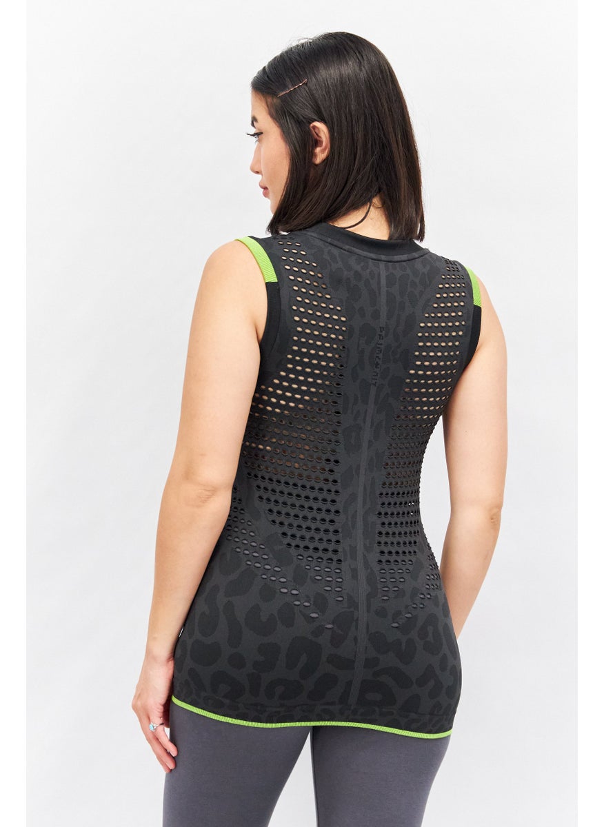 Adidas - Women Sportswear Fit Sleeveless Brand Logo Training Tank Top, Black - Image 1