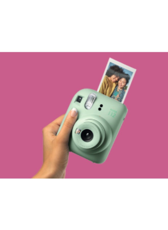 Instax Mini 12 Christmas Gift Box – Green Instant Mini 12 Camera with Brown Case, White Mini Film, Photo Frame, Album, Pegs and Batteries – Perfect Christmas Gift for Kids, Teens, and Adults - Image 2