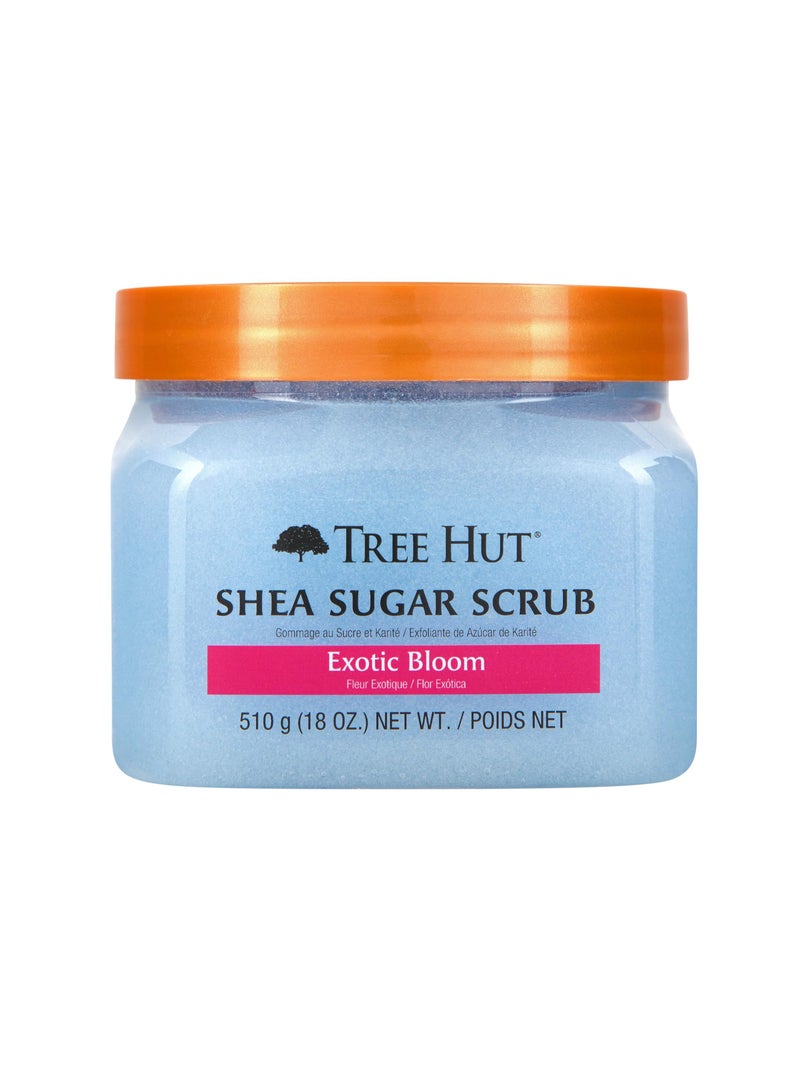 Tree Hut Exotic Bloom Shea Sugar Scrub 510g/18oz - Image 1