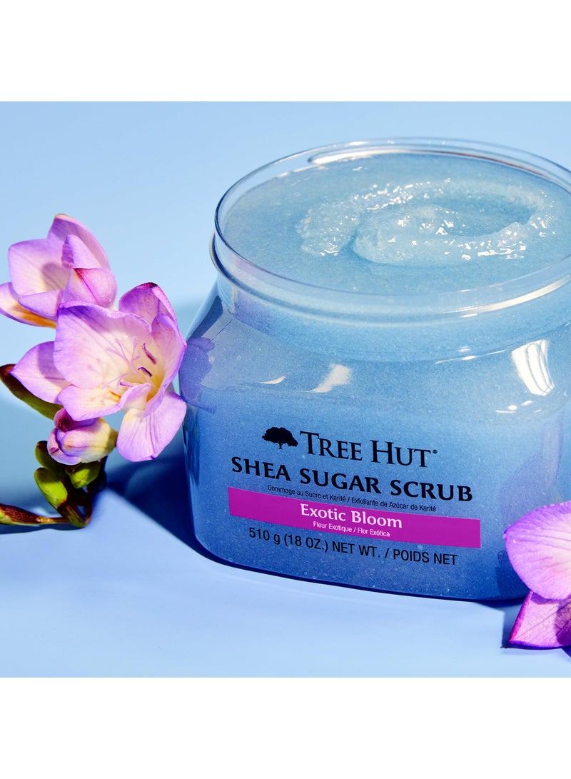 Tree Hut Exotic Bloom Shea Sugar Scrub 510g/18oz - Image 2
