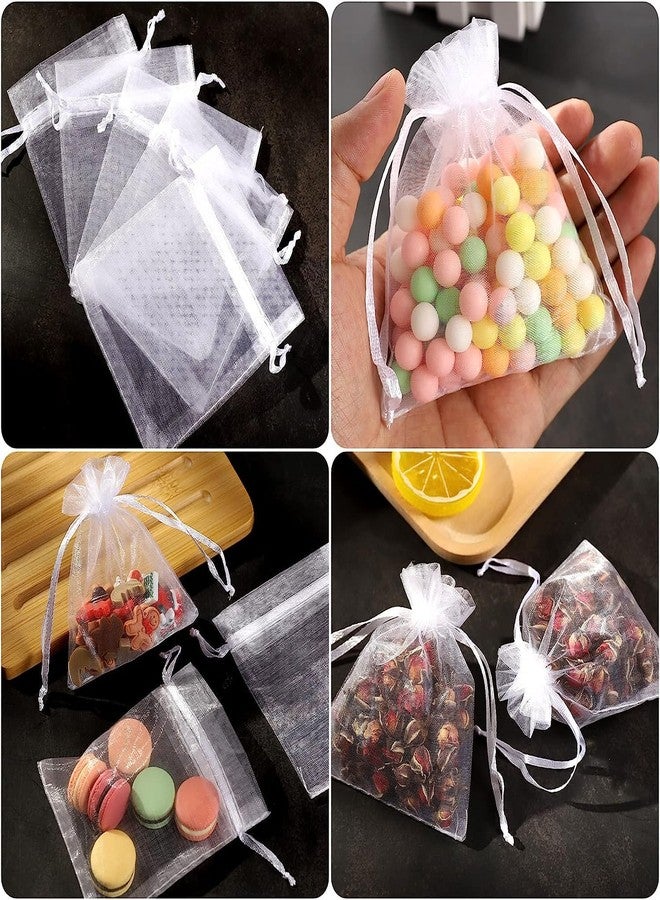 ENNIYU Mini Sheer Organza Gift Bags, 2x3 Breathable Storage Bag with Drawstring, Mesh Bags for Wedding Favor Party Pouch, Jewelry, Festival, Makeup, Christmas Candy - Image 5