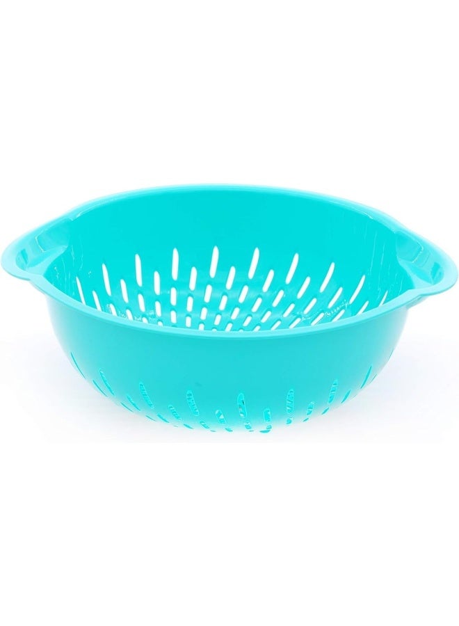 BS B&S Fruit & Vegetables Plastic Colander – Large Round Strainer Bowl with Handles for Kitchen Washing & Draining – BPA-Free, Lightweight & Durable Kitchen Accessory - Image 5